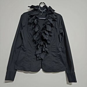 Sandra Angelozzi Black Long Sleeve Blouse Women’s Size EU 36 US S